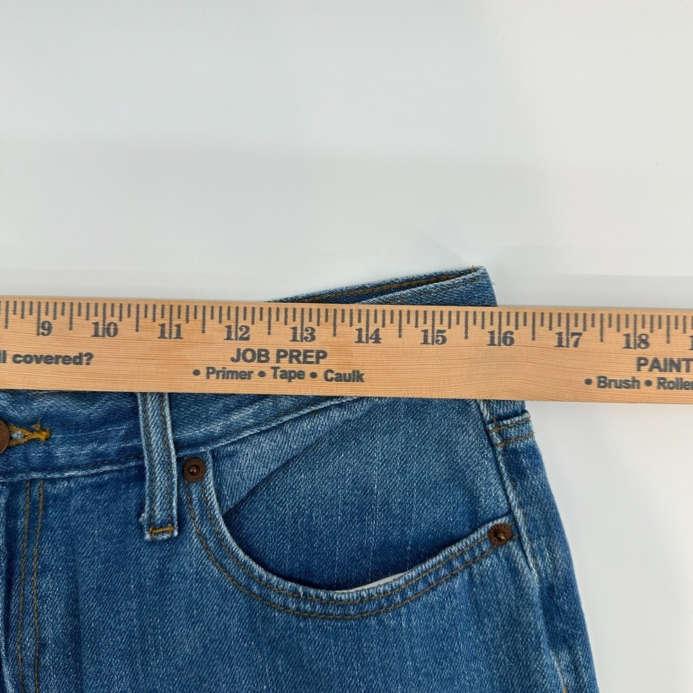 Universal Thread Jeans Womens 10/30R Blue Denim Wide-Leg Relaxed Fit 5-Pocket - Picture 7 of 10